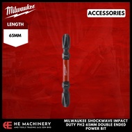 Milwaukee Shockwave Impact Duty PH2 65mm Double Ended Power Bit
