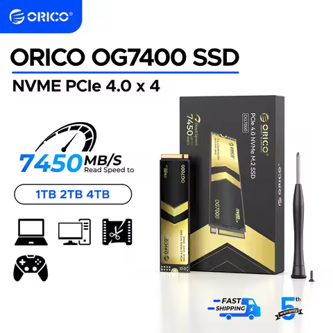 ORICO OG7000 1TB PCIe Gen4 NVMe SSD, Up to 6600MB/s, 8-Channel Controller, Graphene Thermal Solution