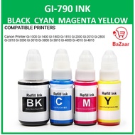 Compatible Canon Pixma GI-890 GI-790 GI890 GI790 Bottle Ink for Canon GI-1000 GI-1400 GI-1800 GI-181