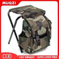 Portable Outdoor Camouflage Folding Chair Backpack Camping Fishing Accessories