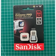 SanDisk Extreme PRO 64GB MicroSDXC UHS-II Memory Card - SDSQXPJ-064G-GN6M3