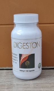 DIGESTON E EXCEL 100 Capsules EXP 2025 (QR code removed partially)