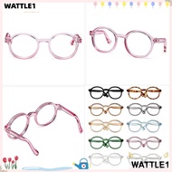 WTTLE Toys Round Glasses, DIY Accessories Doll Decoration Doll Glasses, 6.5cm Changing Clothes Cute 