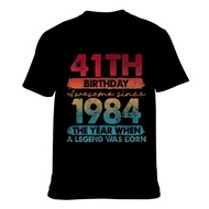 Men's cotton T-shirt 41 Year Old Vintage 1984 Limited Edition 41th Birthday T-Shirt