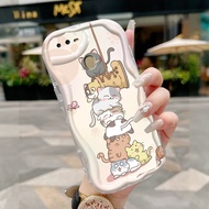 Case OPPO A7 A5s A5 A3s A12e A12s A11k Realme C1 Transparent Case Little Cat Cartoon Z48