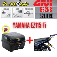 YAMAHA EZ115Fi EZ115 Fi EZ 115 GIVI MRV ADVANCE MONORACK MONO RACK LOCK TOP CASE REAR BOX KOTAK BAGA