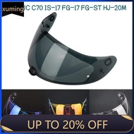 XM Full Face Helmet Shield Visor Lens for HJC C70 IS-17 FG-17 FG-ST HJ-20M Motorcycle Helmet Visor U