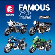 FAMOUS MOTORCYCLE BRICK || SEMBO MOTORCYCLE TOY