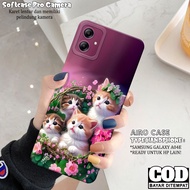 HP Samsung Galaxy A04E Case - Samsung Galaxy A04E Softcase - Fashion Cat Case - Samsung Galaxy A04E 
