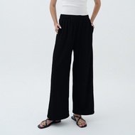 Mississippi Pleated Trousers Celana Wanita Panjang LIN000552M Hitam