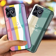Glass Case For Realme C51 C33 C55 C35 C30 C21 C20 C15 C12 C11 9i 9PRO 8i 7i 6 5PRO -A77
