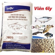 10kg Cargill Pangasius Food 7605 18% Protein Koi Carp Food Catfish Food for tilapia bran for catfish