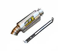 KNALPOT RACING AR1 OVAL BEAT SCOOPY SPACY PCX MIO SPORTY MIO J GT M3 NOUVO XRIDE FREGO FINO VARIO 11