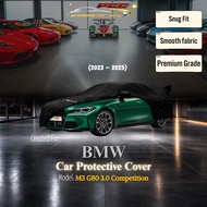 BMW M3 G80 (2023–2025) WING Car Cover Logo Printed Protecting Elastic Fabric Anti-Scratch For BMW M3
