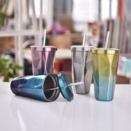 10 types of gradient stainless steel cold cups, Starbucks type tumbler, stainless steel tumbler