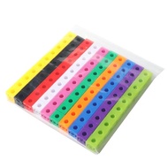 100pcs Mathematics Linking Cubes Interlocking Multilink Counting Stacking Blocks Kids Learning Educa