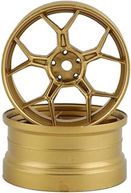 2PCS 1/10 RC Feathery Light Split Spoke Drift Wheels Rims, New Version 8mm Offset, 7gram, Compatible