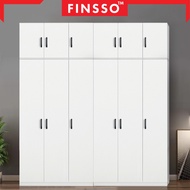 Free Shipping !! Finsso : 10/6/4 DOORS WARDROBE WITH SHELF / Almari baju /kabinet baju / almari baju budak /5 kaki