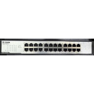 [USED] D-Link DGS-1024C 24-Port Gigabit Unmanaged Switch - Metal Case, Rackmount Included