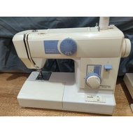 sewing machine japan made singer brand heavy duty metal parts 13 multiple stitches good condition