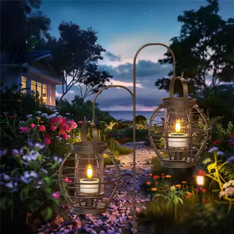 AA76-Solar Tea Lights Outdoor Waterproof,12 Pcs 1.5 X 2.1 Small Tealight Candles,Auto Light Up At Ni