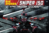 Decals, Sticker, Motorcycle Decals for Yamaha Sniper 150,024,