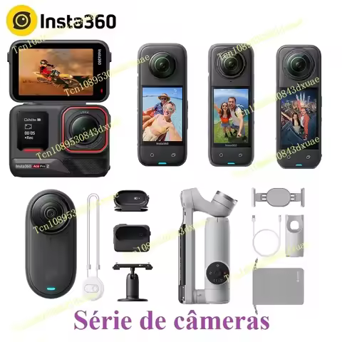 Insta360 X5\X4\X3\Ace Pro 2\GO 3S\Flow Pro\Flow 2 Pro Sport Camera Insta 360 X 5\ X 4\X 3 Action Cam