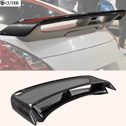 370z Z34 Nismo Style Carbon Fiber FRP Rear Spoiler For Nissan 370z Z34 Car Body Kit