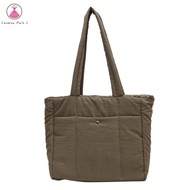 [NEW]Women Padded Sling Bag Solid Color Puffer Shoulder Bag Large Capacity Single Shoulder Bag Fashion for Party Travel Work