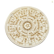 Message Metaphysical Dowsing Supply Altar Pendulum Star Beginner Witchcraft Round Wooden Wiccan Board Divination