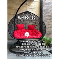 TSA- ayunan jumbo rotan sintetis diameter 160 cm