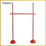 Gepnoo Professional Obstacle Poles Water Filled Cone Base 1 Meter Training Hurdle