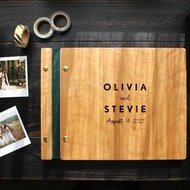 [Customized] Wedding Guestbook, Personalized Wooden Guest book Perfect for Wedding, Photobooth, Phot