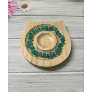 天河石手串 Amazonite raw bracelet