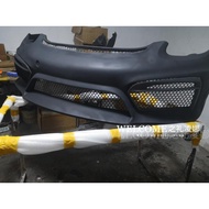 Porsche 981 Camboquest Modified GT4 Large Surround Semi-Carbon Fiber Front Bumper Front