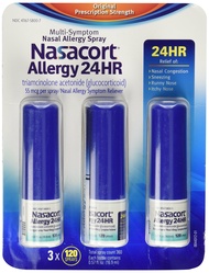 Nasacort Allergy 24hr Non-Drip Nasal Spray (120 Sprays, 3 pk.) Nasacort Allergy 24hr Non-Drip Nasal 