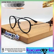 Aviator Layer Photochromic Lens Anti-Radiation Glasses for Women and Men