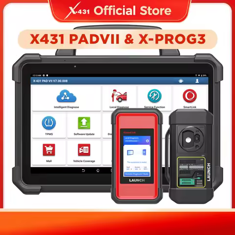 X-431 X431 PAD7 & X-PROG3 LAUNCH PADVII X-PROG3 ECU Online Programming Key Programming Tool All Key