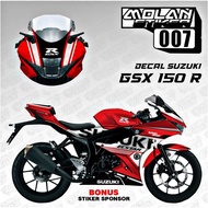 Decal Sticker Striping Variasi FULLBODY Suzuki GSX R 150 / GSX 150 R (Suzuki ECSTAR MOTO GP) | Decal