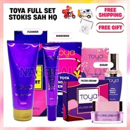 TOYA SERUM ORIGINAL HQ FREE GIFT READY STOCK TOYA BEAUTY CLEANSER FULL SET