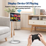 21.5 Inch Smart Portable  TV On Wheels  6+128gb White Tv Portable With Camera Android 13 Touch Scree