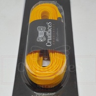 Yellow Flat shoelaces - Aglets Metal Crudlaces