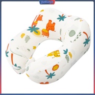 {pattaya}  Kids Travel Pillow Memory Foam Pillow Cartoon Print Memory Foam Neck Pillow for Kids Travel Support Cushion for Car Airplane Train Ergonomic U-shape Design