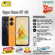Oppo Reno 8T 4G RAM 8/256GB,100MP, 33Watt SuperVOOC, New Garansi resmi