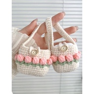 Headphone protective Case | Wool tulip bag protects Apple headphones