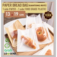 PAPER BREAD bag - 13x19 - BREAD oil PAPER bag - donut - plastic - kraft - croffle - waffle