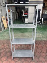 【二手倉庫-崇德店】二手家具☆鐵製層架☆四層架 置物架 貨架 貨物架 鐵架 展示架 收納架 物料架 倉儲架 層架
