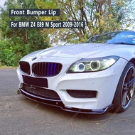 For Bmw Z4 E89 M Sport Front Bumper Lip Spoiler Splitter Diffuser Blade CanardsZ4 35is Sdrive 2009-2