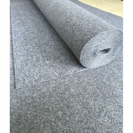 Geotextile Carpet Size 50x200CM Light Grey Nonwoven Multifunctional Carpet Exhibition Carpet Content