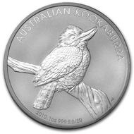 2010 Australia 1 oz Silver Kookaburra